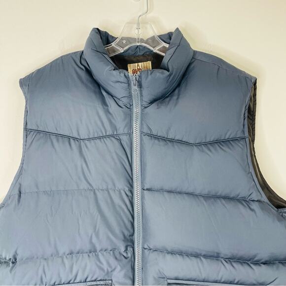 Old Navy blue down puffer utility men’s outdoor activewear vest XL - Picture 2 of 6